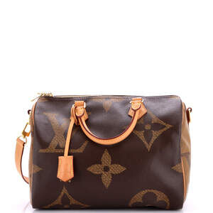 Louis Vuitton 30 Speedy Bandouliere Bag Reverse Monogram Giant